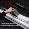 xqzvd1 Car Door Sill Anti-scratch Stickers Carbon Microfiber Sticker For Ford Edge Explorer Transit Ranger Kuga MK2 MK7 Fusion Ecosport