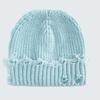 Ladies' Adult Knitted Hat, Woolen Hat, Perforated Hat, Versatile And Eye-catching, Small Face