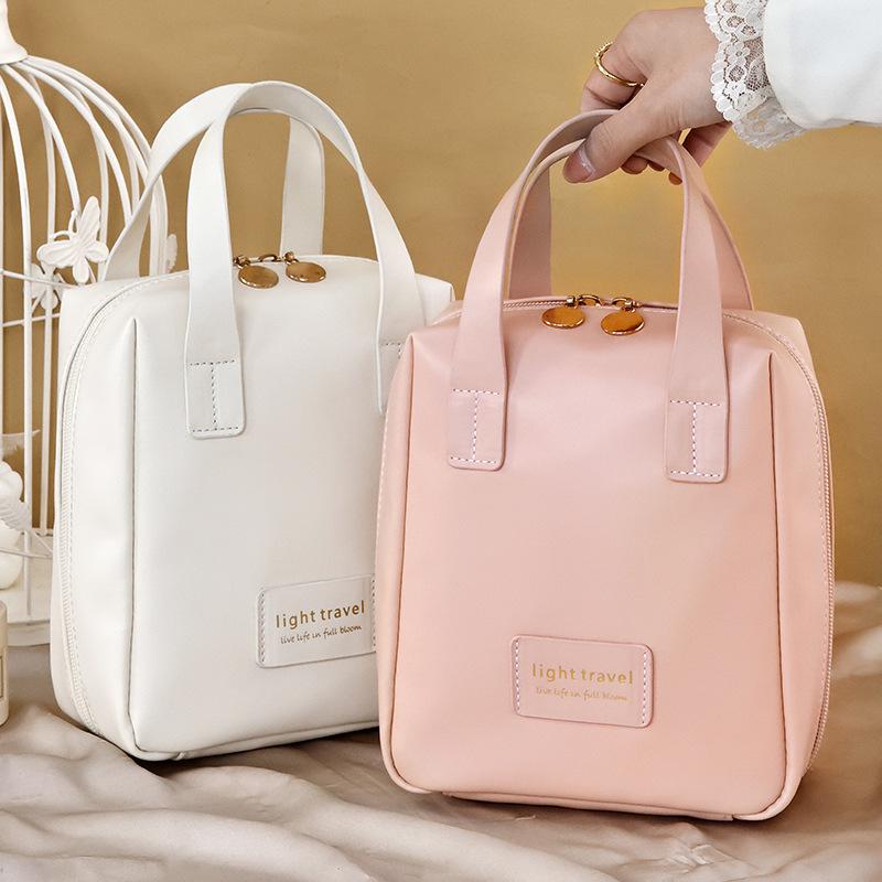 Handheld Women'S Cosmetic Bag Portable Storage Bag Large Capacity Makeup Pouch Travel Organizer Essentials Toiletry Bags