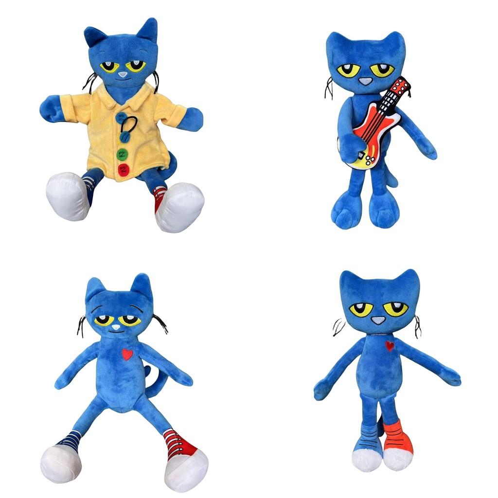 Pete Cat The Hand Puppet Plush Toy Soft Stuffed Animal Doll Kids Cartoon Gift
