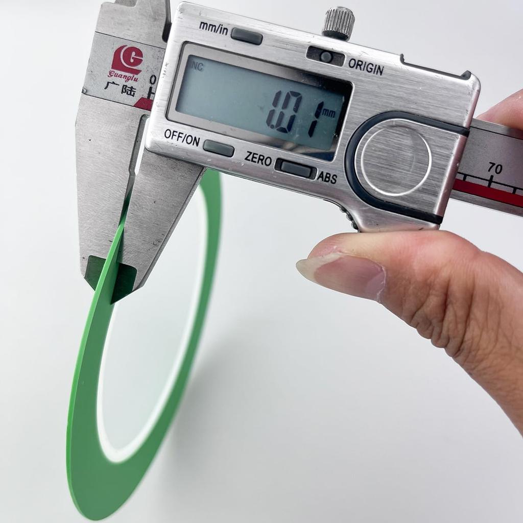 High-Heat Resistant Paint Masking Tape (for Curved Surfaces), 1mm Vinyl, 12 Rolls