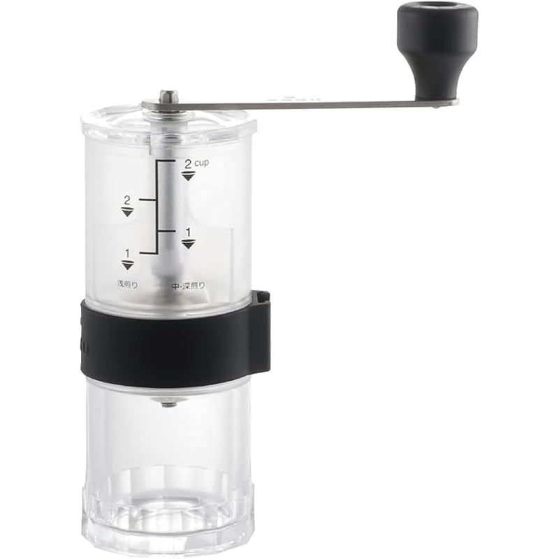 

KOGU coffee accessories coffee mill manual [made in Japan] hand-ground With scale grinder ceramic blade Roughness adjustment coffee outdoor camp clear