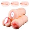 Soft Men's Airplane Cup Simulated Pussy Vagina Penile Stretcher Cock Enlargement Male Masturbator Double Penetration Sex Toys