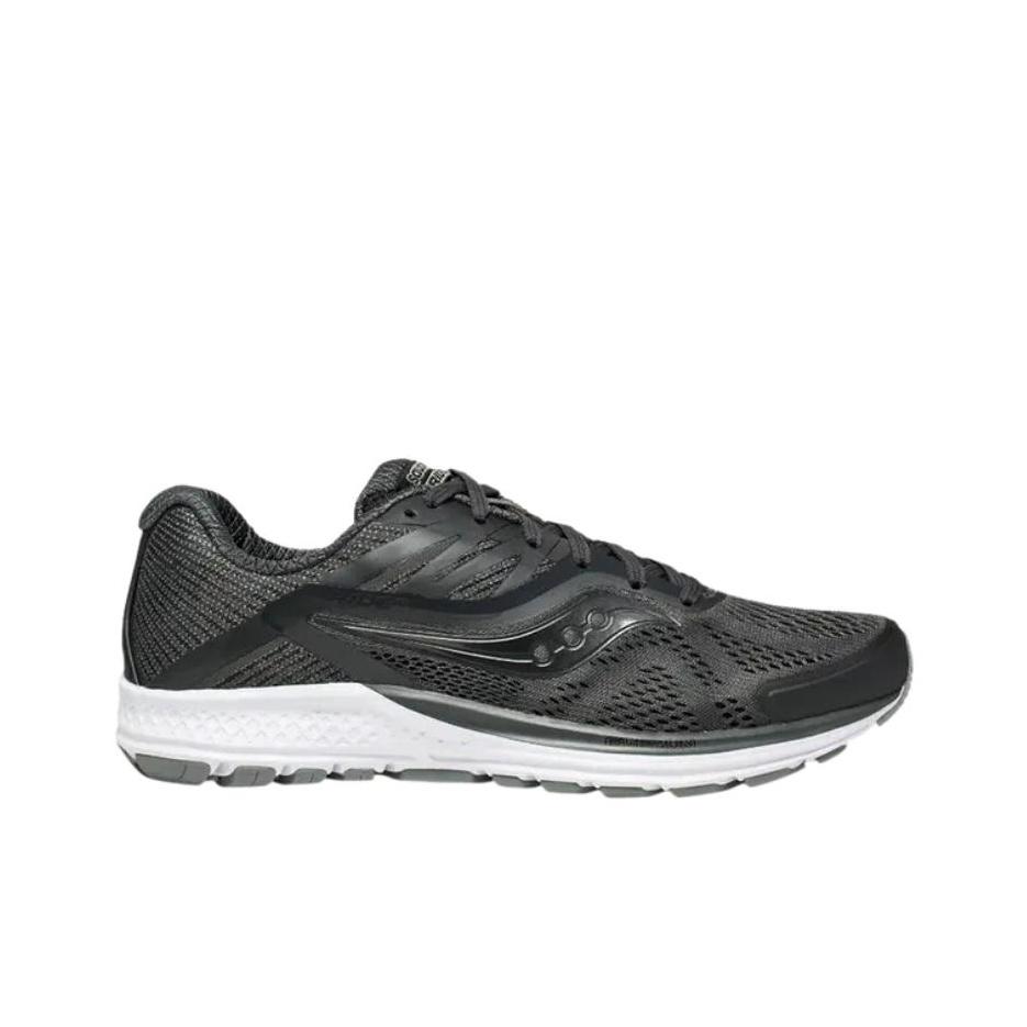 SAUCONY Men's Ride 10 Gunmetal Grey Running Shoes S20373-7