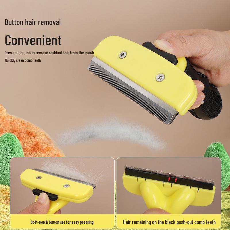 Pet Shedding Comb for Dogs & Cats - Perfect for Spring & Summer Grooming
