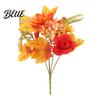 Realistic Fake Flowers for Desktop Artificial Fall Flowers Faux Silk Flower Arrangement Bouquet Reusable Botanical Arrangements Home Decor