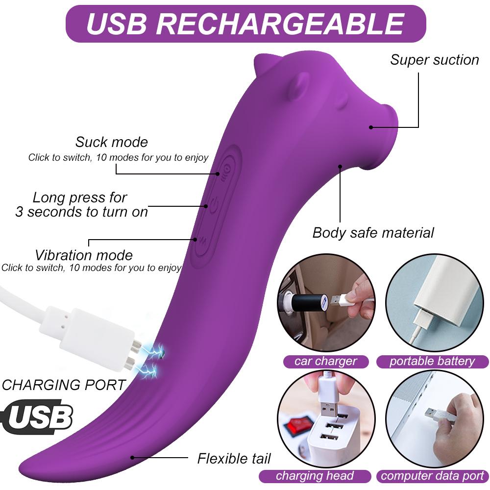 G Spot Clitoris Stimulator Fast Orgasm Sucking Vibrator for Women Vagina Nipple Sucker Massager Dildo Female Adults Sex Toys 18