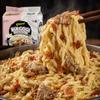PALDO Tăiței Stir cu Bacon Cremosi Pachet Multiplu 100g | Sos cremos de bacon mătăsos, tăiței elastici și gumoși, pachet multiplu practic