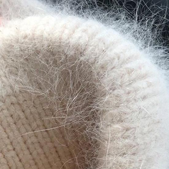 Wool Knit Hat Solid Color Seamless Winter Skull Cap Outdoor Sports Fishing Skiing Hiking Snowboarding Hat