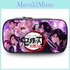 Demon Slayer Stationery Bag With Spacious Compartments Stylish Casual Design For Students