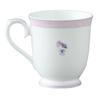 NARUMI Mug, "Kneeling Boy" by Chihiro Iwasaki, 290cc, Purple, Cute and Soft Design, Wedding Gift, Microwave and Dishwasher Safe, Made In Japan, Gift