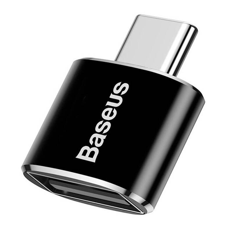 Adapter Baseus USB To USB Type-C 2,4A (Black)