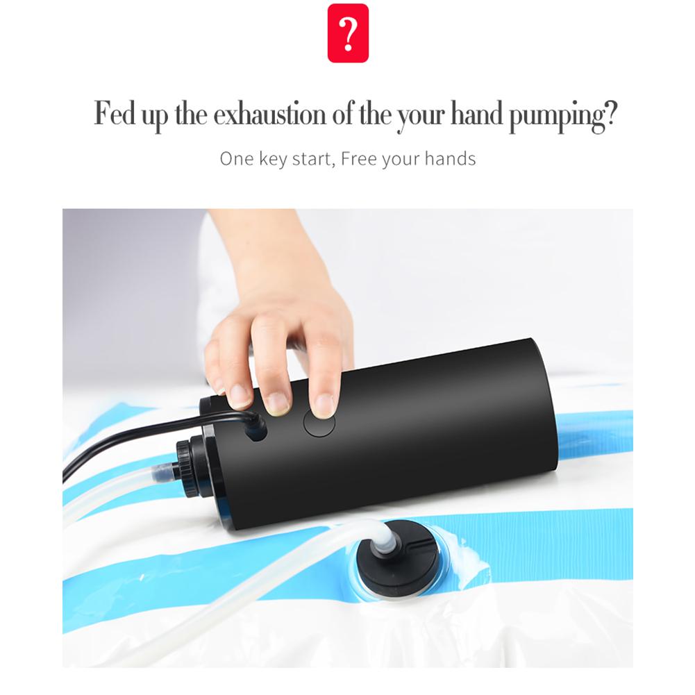 Mini Vacuum Pump for Storing Beddings and Keeping Food Fresh Small Home Appliance