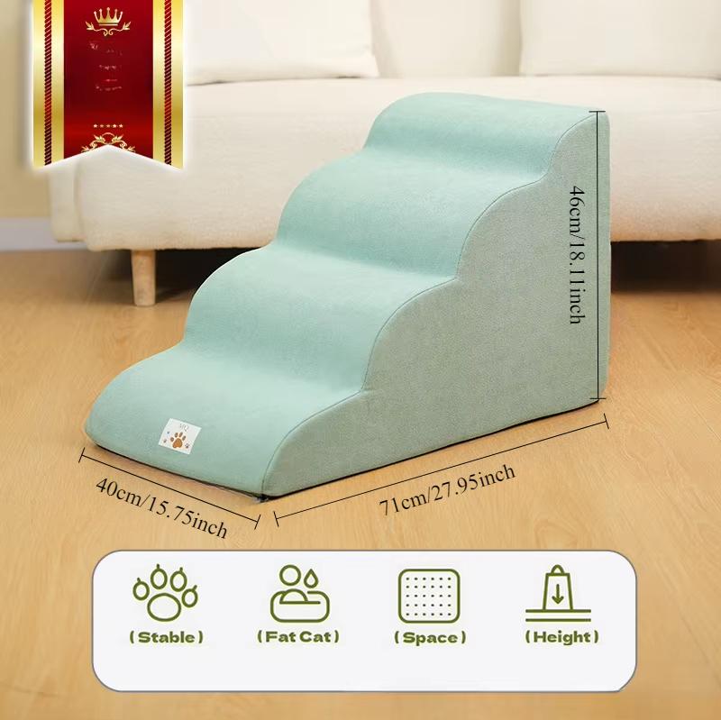 2/3/4 Layers Dog Staircase Removable Cleanable Sponge Sofa Ladder Dogs Training Staircase Pet Supplies Dog Care Supplies Pedal