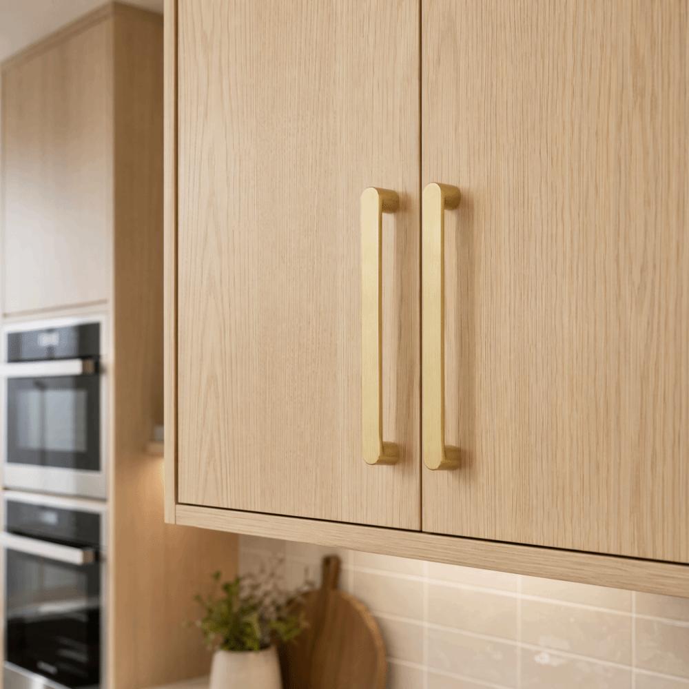 Modern Style Cabinet Handles Brushed Nickel Finish Furniture Handles For Dresser Cabinet