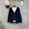 C S In The Room overSized Knit Hoodie Zip Up 4 ColorS