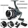 Ultralight 1000 Series Lure Spinning Reel for Beginners - Ideal for Sea Fishing