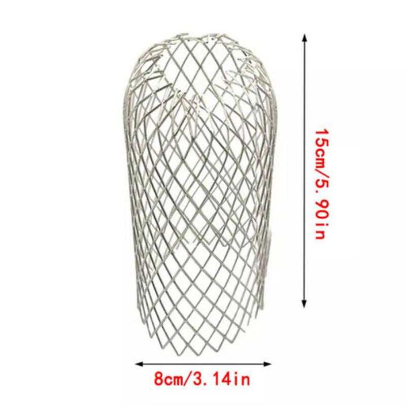 4x Metal Mesh Gutter Leaf Debris Mud Trap Guards Drain Pipe Cover Downpipe New