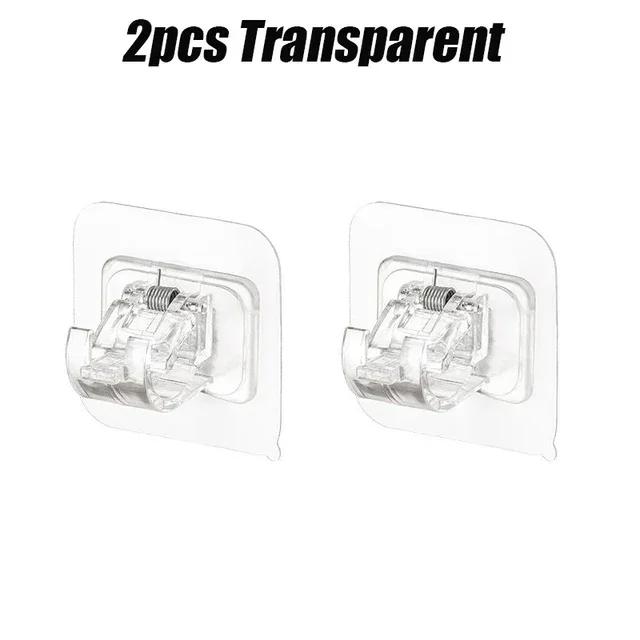 

2/4/6 шт. Крючок для дома и декора Самоклеящийся Кронштейн для штанги для шторы в ванной Комната для хранения Без пробивных крючков Органайзер для кухонных гаджетов