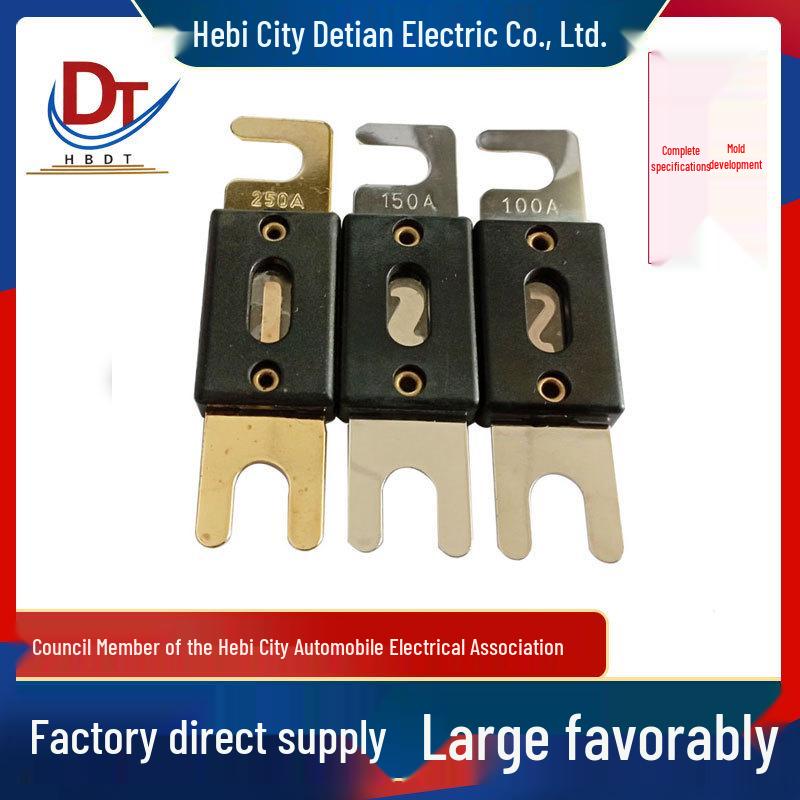 High Power Flat Forklift Fuse - Large Car Blade 100A/150A/250A