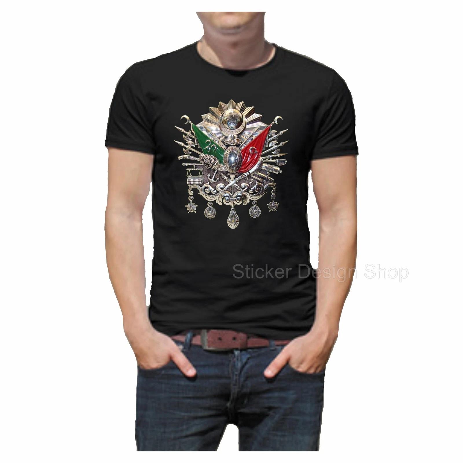 Osmanli Armasi T-Shirt Print Cotton Fruit of The Loom Türkiye Istanbul Tugra S