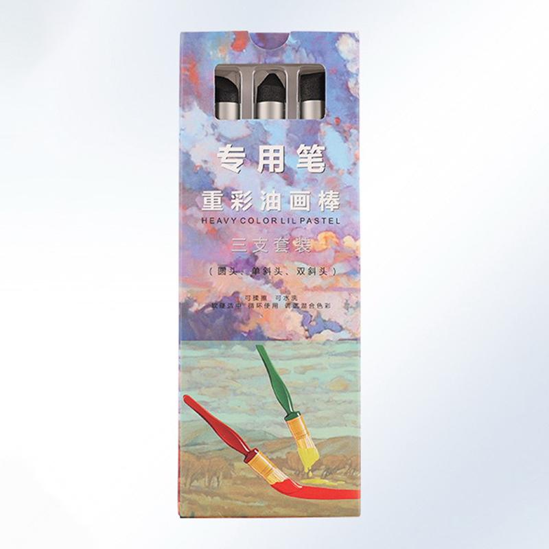 

1/3 шт. Многоразовые блендеры для рисования, губка для смешивания, ручка, инструмент для смешивания пастели, для масляной живописи, моющаяся кисть для растушевки эскизов A1-3PCS