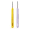 [Picasso Collezioni] Round Tip Tweezers (Yellow, Purple) Choose 1