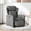 VidaXL Fauteuil inclinable électrique Gris foncé Tissu 3303115