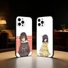 Tomoko K-Kuroki WataMote Phone Case For iPhone17,16,15,14,13,12 Plus,Max Soft Silicone Black Cover