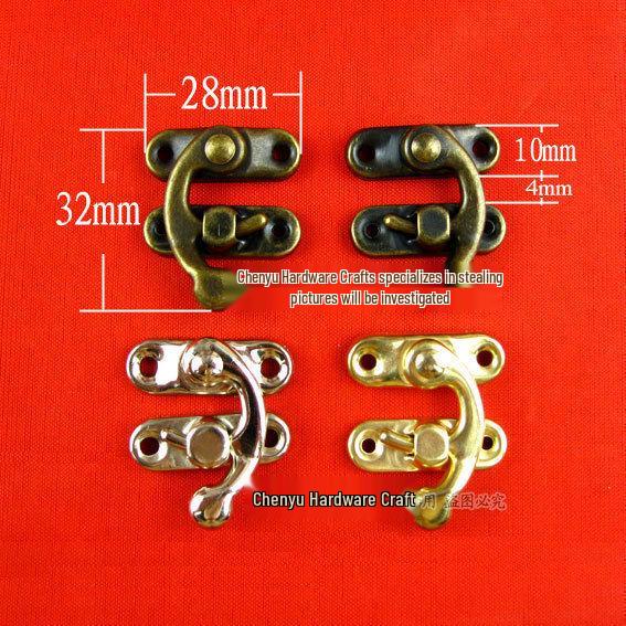 Mini Wooden Box Toggle Latch Lock for Handbag Hardware Accessories