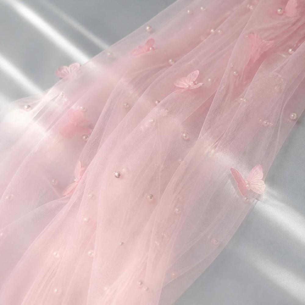 Semi-Transparent Tulle Table Runner Romantic Sheer Table Cover For Table Decoration