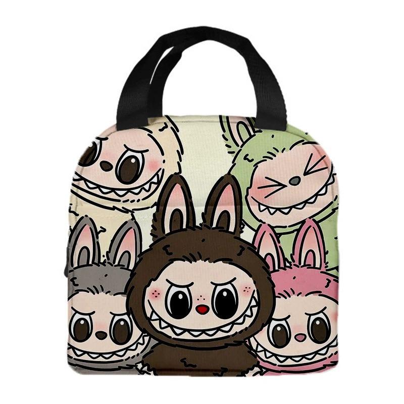 Lunch bag Cartoon tote bag Student bento bag Aluminum foil thermal insulation meal bag Lunch box bag