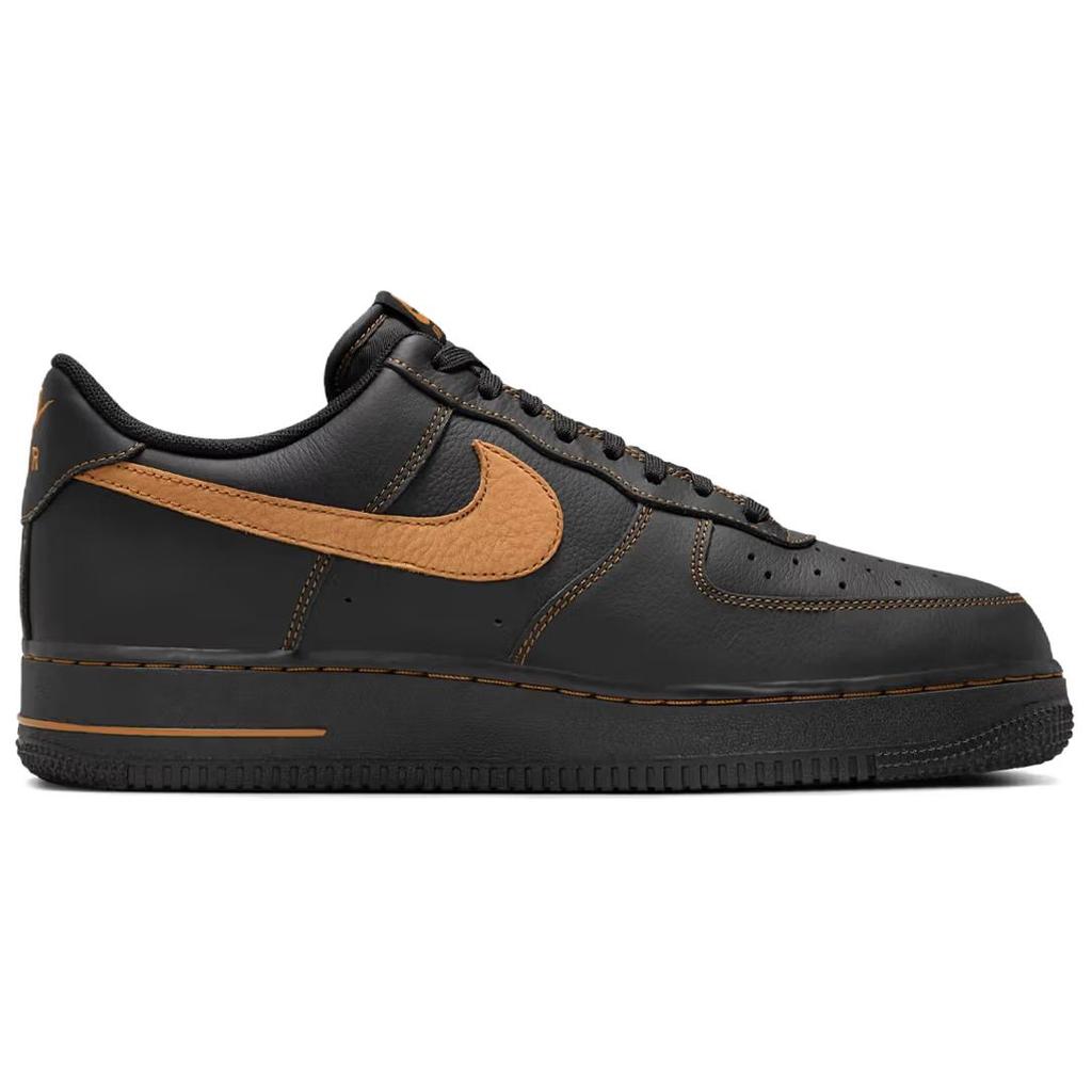 Nike Air Force 1 Anti Slip Wear Resistant Low Top Skateboard Shoes Unisex Black Sneakers HQ2037-003