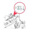 EDP14 Door Lock Cylinder Barrel Repair Kit for BMW 3 Series E46 323i 325i 328i 330i M3 1998-2007 51218244050