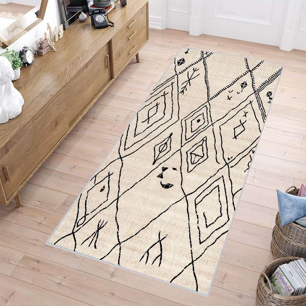 

Mosimoso Home RC090 Ковер с принтом на подошве в горошек 50x80 cm