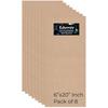 Eduway 6X20 Inch Mdf Board Wood Sheet For Mandala , Lippan, Resin Art & Craft, 4Mm Thick, Pack Of 8 - Premium Cardboard