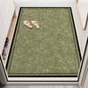 Door Mat Home Door Door Silk Dirt Resistant Non-slip Carpet Cut Door Mat Door Door Wear-resistant Green Silk Ring Porch