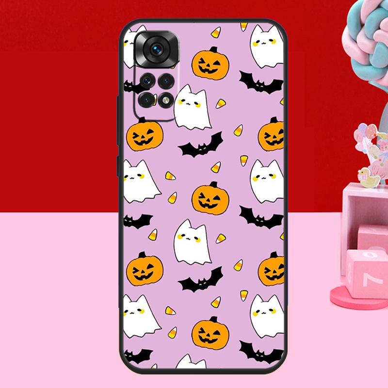 Halloween Pumpkins Case For Xiaomi Redmi Note 13 12 11 10 14 15 Pro Plus Redmi 15 C 14C 10C 12C 13C Soft Cover