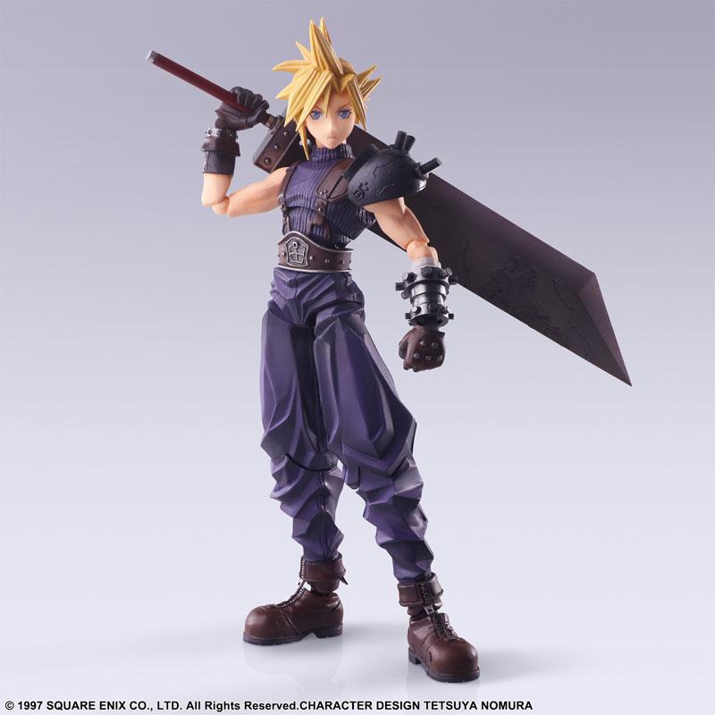 Final Fantasy VII Bring Arts Cloud Strife Reissue by Square Enix Free Shipping