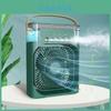 Mini-Tischventilator mit Sprühnebel, USB-betrieben, leise, tragbare Klimaanlage für Schlafsaal und Büro, in fünf Farben
