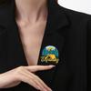 Outdoor Camping Series Brooch Universal Travel Adventure Commemorative Badge Trendy Versatile Clothes Bags Accessories Brooch