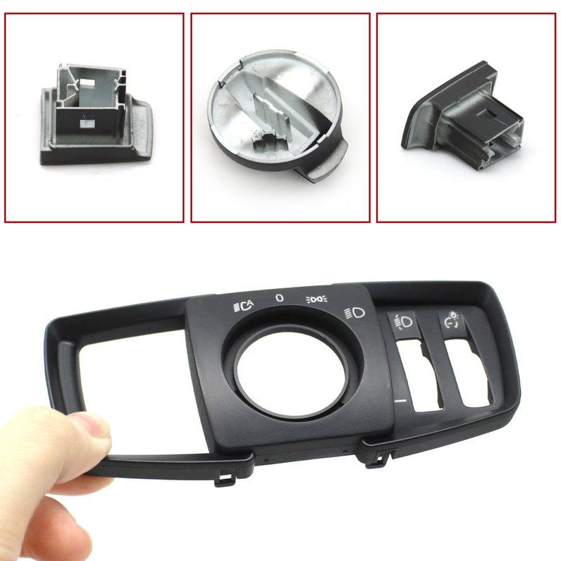 Car Head Lamp Rotary Headlight Switch Cover Foglight Button For BMW 2 Series X5 X6 X5M X6M F15 F16 F85 F86 F45 F46 61319311727