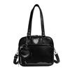 Creative Large Capacity Ita Bags Harajuku PU Tote Bag JK Sweet Messenger Bag Travel Lolita Shoulder Bag Transparent Handbag