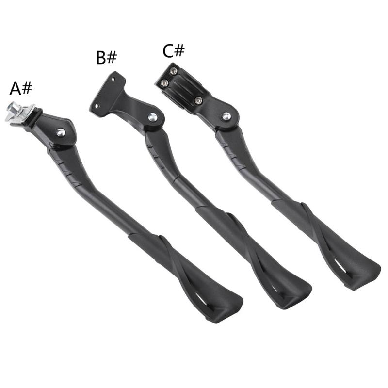 Cavalletto Laterale Regolabile per Bicicletta Anti-abrasioni Supporto Robusto Lega Alta Durezza Antiscivolo Cavalletto Kick Stand Forniture per Bicicletta da Ciclismo