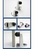304 Stainless Steel Triangle Door Stopper with Anti-Collision Rubber for Bathroom and Room Doors