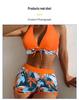 2025 Multicolor High-Waisted Bikini – European & American Style Women's Swimwear