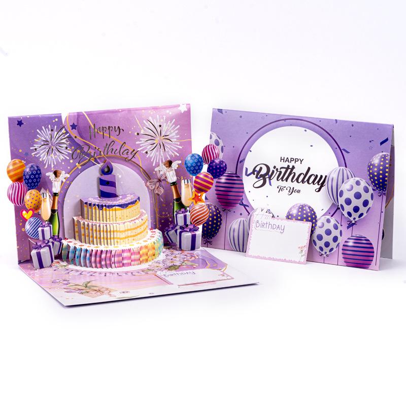 3D Pop-up Birthday Card with Lighting & Music