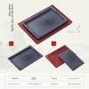 Commercial Iron Plate Barbecue Iron Plate Circular Barbecue Pan Rectangular Korean Steak Barbecue Fish Plate Household Use