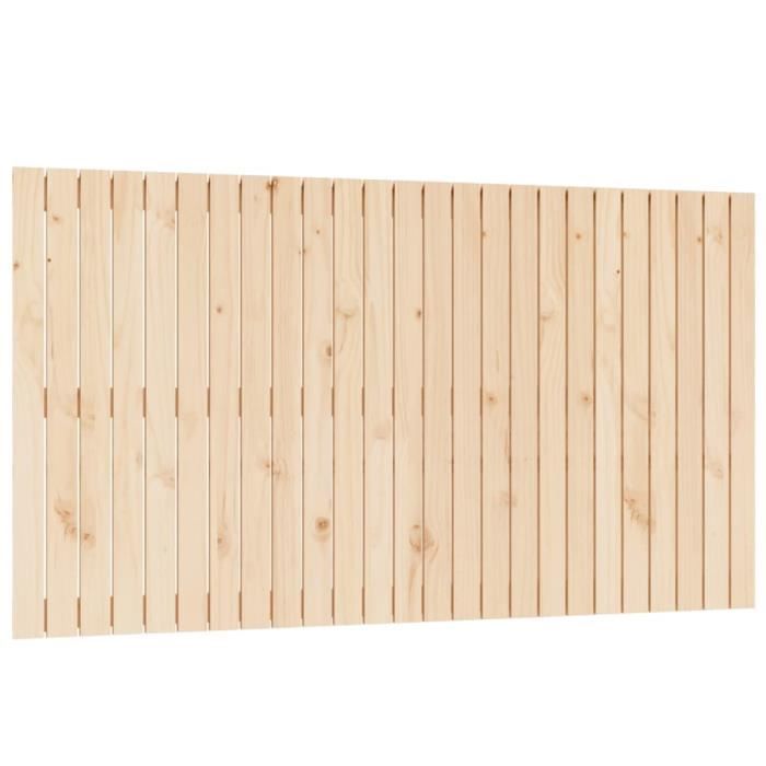 VidaXL Wall-mounted Headboard 159.5x3x90 Cm Solid Pine Wood 824898