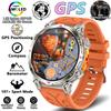 New Military Rugged T-Rex3 GPS Positioning Smartwatch Compass Barometer Altimeter 5ATM Waterproof 650mAh Battery Sport Men Watch